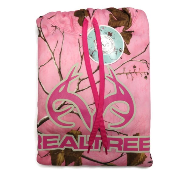 Realtree Performance Pullover Fleece Camo Pink - Picture 6 of 12